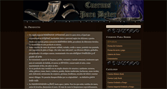 Desktop Screenshot of cuernosparabeber.com