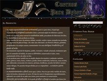Tablet Screenshot of cuernosparabeber.com